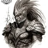 tatouage-transitoire-guerrier-pour-epaule-design-distinctif tatouage-transitoire-guerrier-pour-epaule-design-distinctif