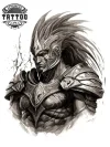tatouage-transitoire-guerrier-pour-epaule-design-distinctif tatouage-transitoire-guerrier-pour-epaule-design-distinctif