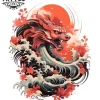 tatouage-temporaire-nuque-inspiration-japonais tatouage-temporaire-nuque-inspiration-japonais