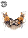 tatouage-temporaire-nuque-motif-noeud-raffine tatouage-temporaire-nuque-motif-noeud-raffine