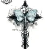 tatouage-temporaire-croix-pour-la-nuque tatouage-temporaire-croix-pour-la-nuque