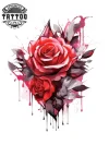 tatouage-temporain-nuque-design-rose-florale-imagination