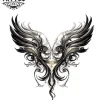 tatouage-temporaire-nuque-masculin-plumes-angelique-raffinees