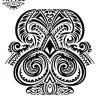 tatouage-temporaire-nuque-style-polynesien