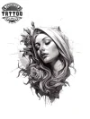 tatouage temporaire cou vierge motif inédit tatouage temporaire cou vierge motif inédit