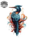 tattoo-temporaire-oiseau-pour-nuque tattoo-temporaire-oiseau-pour-nuque
