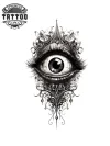 tatouage-temporaire-nuque-regard-original-et-élégant