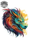 tattoo-temporaire-dragon-pour-nuque tattoo-temporaire-dragon-pour-nuque