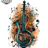tatouage-temporaire-nuque-motif-symbole-musical tatouage-temporaire-nuque-motif-symbole-musical