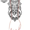 tatouage-temporary-bracelet-elephant tatouage-temporary-bracelet-elephant