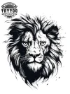 tatouage-temporaire-lion-royal-pour-epaule tatouage-temporaire-lion-royal-pour-epaule