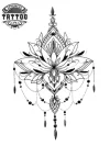 tatouage-temporaire-mandala-pour-côté-féminin tatouage-temporaire-mandala-pour-côté-féminin