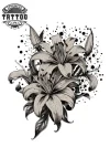 tatouage-temporaire-epaule-design-fleur-elegante tatouage-temporaire-epaule-design-fleur-elegante
