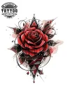 tatouage-temporaire-rose-pour-epaule-sobre-et-sophistique tatouage-temporaire-rose-pour-epaule-sobre-et-sophistique
