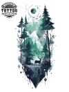 tatouage-temporaires-bois-pour-jambe-design-naturel-et-originalité tatouage-temporaires-bois-pour-jambe-design-naturel-et-originalité