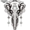 tatouage-temporaire-mandala-mollet-design-élégant tatouage-temporaire-mandala-mollet-design-élégant