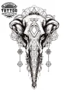tatouage-temporaire-mandala-mollet-design-élégant tatouage-temporaire-mandala-mollet-design-élégant