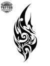 tatouage-temporaire-tribal-homme-jambe-design-original tatouage-temporaire-tribal-homme-jambe-design-original