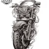 tattoo-temporaires-jambe-style-motards tattoo-temporaires-jambe-style-motards