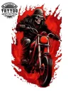 tatouage-temporaire-moto-pour-jambe-design-original tatouage-temporaire-moto-pour-jambe-design-original