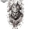 tatouage-temporaire-viking-mollet-style-nordique