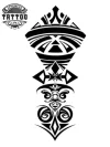 tatouage-temporaire-jambe-mollet-design-traditionnel-polynesien tatouage-temporaire-jambe-mollet-design-traditionnel-polynesien