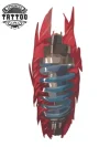 tatouage-temporaire-ressort-pour-jambe-design-exclusif tatouage-temporaire-ressort-pour-jambe-design-exclusif