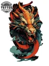 tatouage-temporaire-mollet-dragon-durable-et-réalistique tatouage-temporaire-mollet-dragon-durable-et-réalistique
