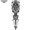 tatouage-temporaire-dentelle-pour-jambe-style-bohème tatouage-temporaire-dentelle-pour-jambe-style-bohème