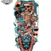 tatouage-temporaire-jambe-design-amortisseur tatouage-temporaire-jambe-design-amortisseur