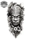 tatouage-temporaire-polynésien-pour-jambe