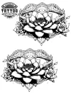 tatouage-temporaire-nénuphar-cheville-art-corporel-éphémère tatouage-temporaire-nénuphar-cheville-art-corporel-éphémère