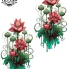 tatouage-temporaire-poignet-fleur-de-nenuphar