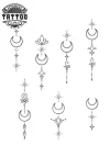 tatouage temporaire doigt motif lunaire tatouage temporaire doigt motif lunaire