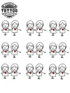 tatouages-temporaires-doigts-fraternelle-style-amicable tatouages-temporaires-doigts-fraternelle-style-amicable