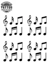 tatouage-temporaire-motif-musical-pour-digit-ornement-corporel-passager tatouage-temporaire-motif-musical-pour-digit-ornement-corporel-passager