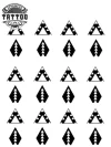tatouage-temporaire-phalanx-triangle-design-simple tatouage-temporaire-phalanx-triangle-design-simple