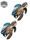 tatouage-temporaire-tortue-cheville tatouage-temporaire-tortue-cheville