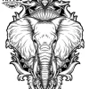 tatouage-temporaire-elephant-hanche tatouage-temporaire-elephant-hanche