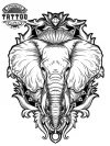 tatouage-temporaire-elephant-hanche tatouage-temporaire-elephant-hanche
