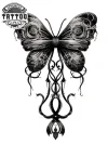 tatouage-temporaire-noeud-mollet-design-tatouage-mollet-éphémère