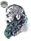 tatouage-temporaire-viking-epaule-homme tatouage-temporaire-viking-epaule-homme