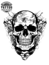 tatouage-temporaire-crane-pour-cou-résistant-et-elegant
