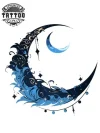 tatouage-temporaire-nuque-design-lunaire-raffiné tatouage-temporaire-nuque-design-lunaire-raffiné