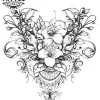 tatouage-temporaire-dame-style-raffiné-cou tatouage-temporaire-dame-style-raffiné-cou