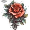 tatouage-temporaire-col-homme-design-original-rose tatouage-temporaire-col-homme-design-original-rose