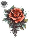 tatouage-temporaire-col-homme-design-original-rose tatouage-temporaire-col-homme-design-original-rose