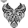 tatouage-temporaire-design-ethnique-cou-homme-decontracte-elegant tatouage-temporaire-design-ethnique-cou-homme-decontracte-elegant