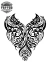 tatouage-temporaire-design-ethnique-cou-homme-decontracte-elegant tatouage-temporaire-design-ethnique-cou-homme-decontracte-elegant
