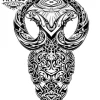 tattoo temporaire nuque tahitien motif tribal tattoo temporaire nuque tahitien motif tribal